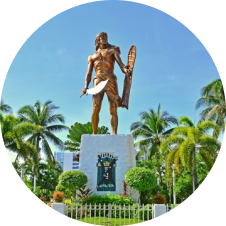 A statue of Lapu-lapu